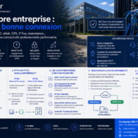 Accès fibre entreprise : éligibilité, FTTH ou FTTO, débit, GTR, IP fixe, redondance et critères pour choisir une connexion professionnelle.
