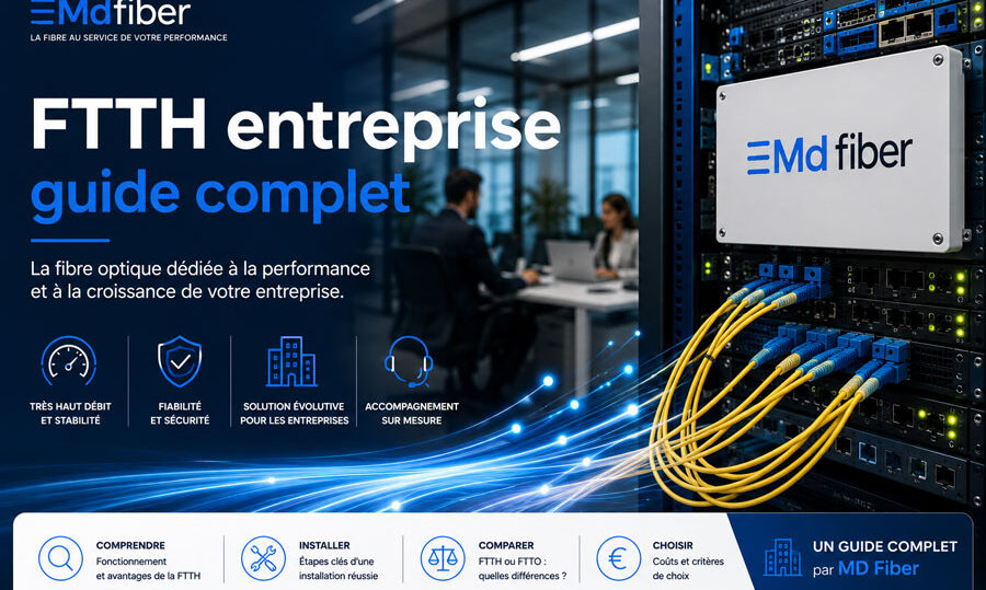 FTTH entreprise : le guide complet pour comprendre et réussir votre installation