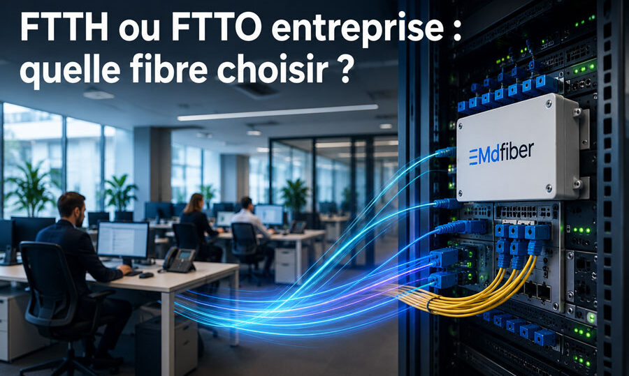 FTTH ou FTTO entreprise : quelle fibre choisir ?